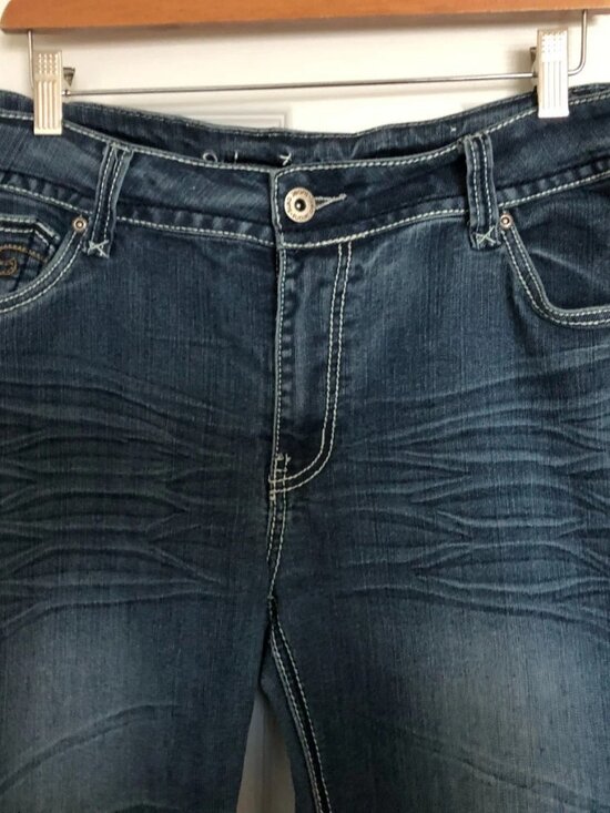 Suko Denim - Suko Jeans Women's Blue Wash Straight Leg Comfort Fit 5-Pocket Size 14-